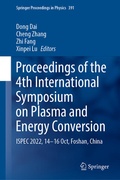 Cover: Proceedings of the 4th International Symposium on Plasma and Energy Conversion - Springer