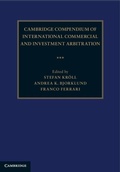 Cover: Cambridge Compendium of International Commercial and Investment Arbitration - Cambridge University Press