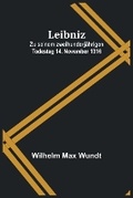 Cover: Leibniz - ALPHA EDITION
