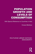 Cover: Population Growth and Levels of Consumption - Routledge