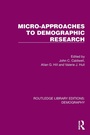 Cover: Micro-Approaches to Demographic Research - Routledge