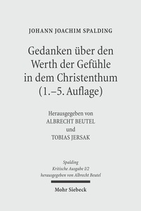 Abbildung von: Kritische Ausgabe - Mohr Siebeck
