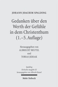 Cover: Kritische Ausgabe - Mohr Siebeck