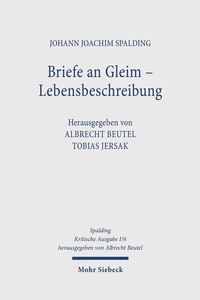 Abbildung von: Kritische Ausgabe - Mohr Siebeck