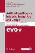 Cover: Artificial Intelligence in Music, Sound, Art and Design - Springer