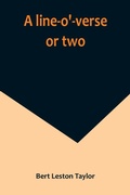 Cover: A line-o'-verse or two - ALPHA EDITION