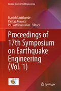 Cover: Proceedings of 17th Symposium on Earthquake Engineering (Vol. 1) - Springer
