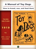 Cover: A Manual of Toy Dogs - Edizioni Savine