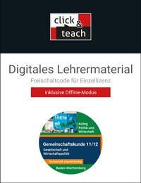 Abbildung von: Kolleg Politik und Wirtschaft - Baden-Württemberg - neu / Gesellschaft u. Wirtschaftspolitik click&teach Box - Buchner, C.C.