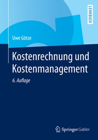 Abbildung von: Kostenrechnung und Kostenmanagement - Springer