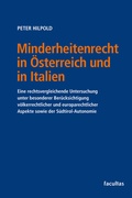 Cover: Minderheitenrecht in &Ouml;sterreich und in Italien - Facultas