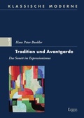 Cover: Tradition und Avantgarde - Ergon