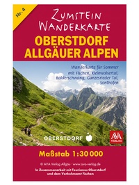 Abbildung von: Zumstein Wanderkarte Oberstdorf - AVA-Agrar