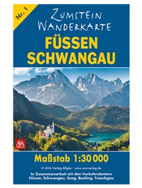 Abbildung von: Zumstein Wanderkarte Füssen/Schwangau - AVA-Agrar