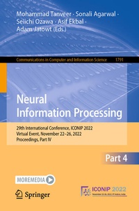 Enlarge image Cover: Neural Information Processing - Springer
