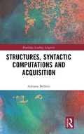 Cover: Structures, Syntactic Computations and Acquisition - Routledge