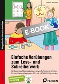 Cover: Einfache Vor&uuml;bungen zum Lese- und Schreiberwerb - Persen Verlag