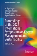 Cover: Proceedings of the 2022 International Symposium on Energy Management and Sustainability - Springer