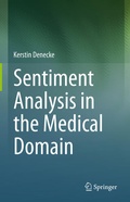 Cover: Sentiment Analysis in the Medical Domain - Springer
