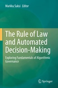 Cover: The Rule of Law and Automated Decision-Making - Springer
