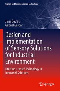 Enlarge image Cover: Design and Implementation of Sensory Solutions for Industrial Environment - Springer