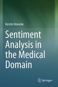 Cover: Sentiment Analysis in the Medical Domain - Springer