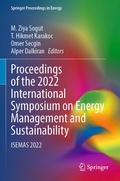 Cover: Proceedings of the 2022 International Symposium on Energy Management and Sustainability - Springer
