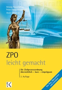 Abbildung von: ZPO - leicht gemacht. - Ewald von Kleist Verlag