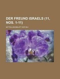 Cover: Der Freund Israels; Mitteilungsblatt Der Skj (11, Nos. 1-11 ) - Rarebooksclub.com