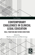 Cover: Contemporary Challenges in Clinical Legal Education - Routledge