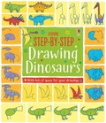 Cover: Step-by-Step Drawing Dinosaurs - Usborne Publishing Ltd