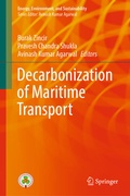 Cover: Decarbonization of Maritime Transport - Springer