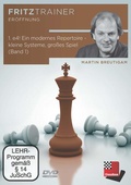Cover: 1. e4! Ein modernes Repertoire - kleine Systeme, gro&szlig;es Spiel (Band 1) - ChessBase GmbH