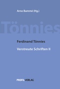Cover: Ferdinand T&ouml;nnies - Verstreute Schriften II - Profil Verlag