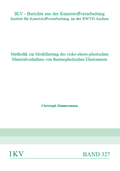 Cover: Methodik zur Modellierung des visko-elasto-plastischen Materialverhaltens von thermoplastischen Elastomeren - Verlag G&uuml;nter Mainz