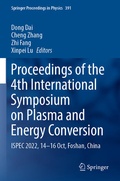 Cover: Proceedings of the 4th International Symposium on Plasma and Energy Conversion - Springer