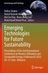 Enlarge image Cover: Emerging Technologies for Future Sustainability - Springer