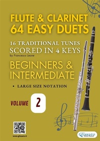 Abbildung von: Flute and Clarinet 64 easy duets (volume 2) - Glissato Edizioni Musicali