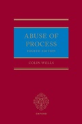 Cover: Abuse of Process - Oxford University Press