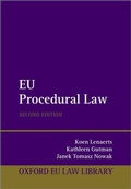 Cover: EU Procedural Law - Oxford University Press