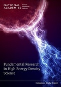 Cover: Fundamental Research in High Energy Density Science - National Academies Press