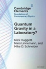 Cover: Quantum Gravity in a Laboratory? - Cambridge University Press