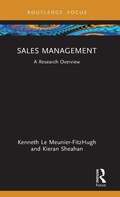 Cover: Sales Management - Routledge