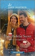 Cover: Their Holiday Secret - Love Inspired Larger Print