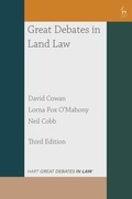 Cover: Great Debates in Land Law - Hart Publishing
