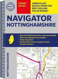 Abbildung von: Philip's Navigator Street Atlas Nottinghamshire - Philip's