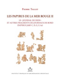 Enlarge image Cover: Les Papyrus de la Mer Rouge II - IFAO