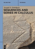 Cover: Sequences and Series in Calculus - De Gruyter
