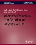 Cover: Automated Grammatical Error Detection for Language Learners - Springer