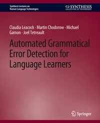 Abbildung von: Automated Grammatical Error Detection for Language Learners - Springer